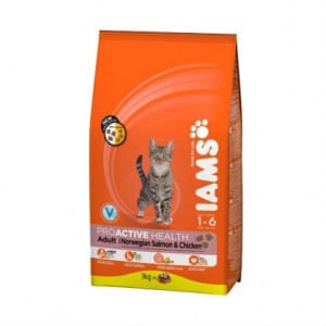 Iams Pro active health с лососем 1,5 кг / Iams Pro active health Adult salmon 1,5 kg
