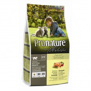 Pronature Holistic для котят (курица со сладким картофелем) 2,72 кг / Pronature Holistic kitten 2,72 kg