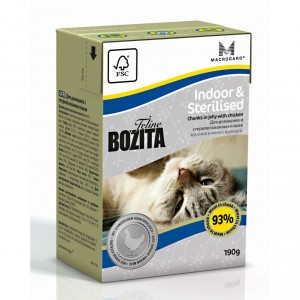 Bozita Funktion для стерилизованных кошек и котов (курица) 190 гр / Bozita Funktion Indoor&Sterilised 190 gr