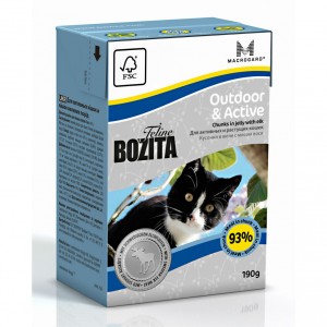 Bozita Funktion для активных кошек и котов (лось) 190 гр / Bozita Funktion Outdoor&Active 190 gr