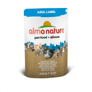 Almo Nature Azul Label с курицей и тунцом (пауч) 70 гр / Almo Nature Azul Label chicken and tuna (pouch) 70 gr