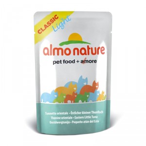 Almo Nature Classic для стерилизованных котов и кошек с Индо-Тихоокеанским тунцом (пауч) 55 гр / Almo Nature Classic light Eastern Little Tuna (pouch) 55 gr