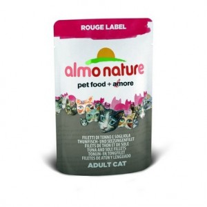 Almo Nature Rouge Label холистик с Тунцом и камбалой 55 гр / Almo Nature Rouge Label holistic