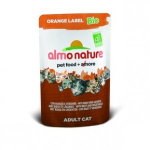 Almo Nature Orange Label БИО с Говядиной и овощами 70 гр / Almo Nature Orange Label Bio