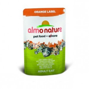 Almo Nature Orange Label с Тунцом и курицей 70 гр / Almo Nature Orange Label