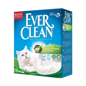 Ever Clean Extra Strong Clumping Scented с ароматизатором (зеленая полоса) 6 кг