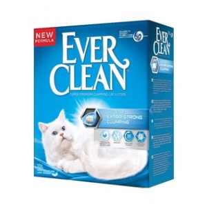 Ever Clean Extra Strong Clumping Scented с ароматизатором (голубая полоса) 10 кг